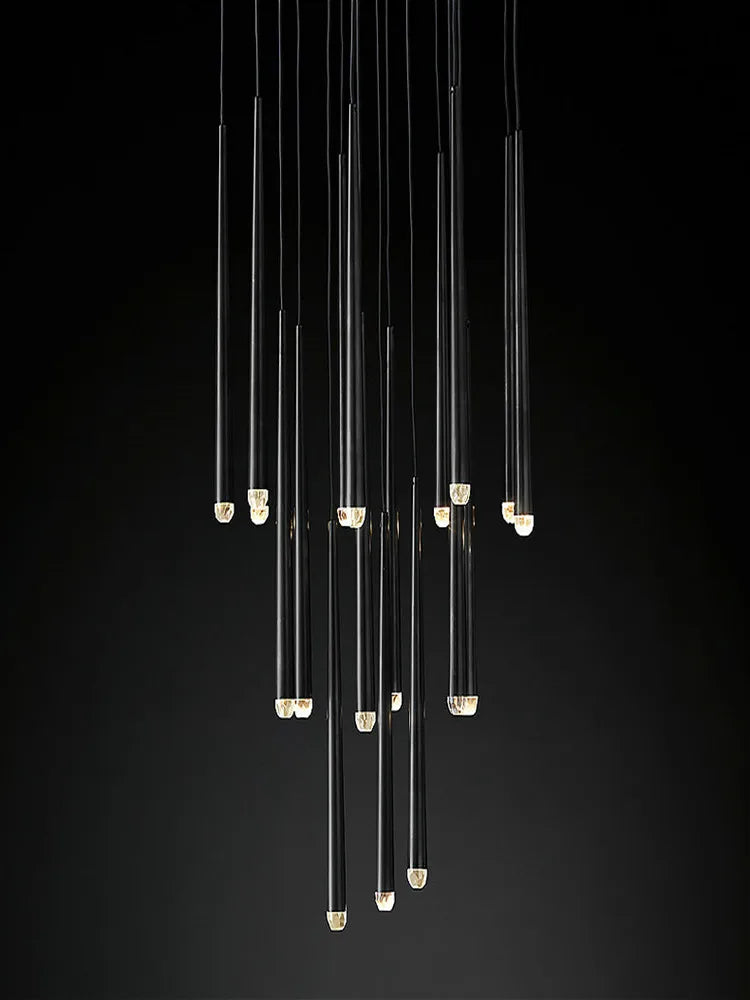 lustre led postmoderne nordique en cristal suspendu
