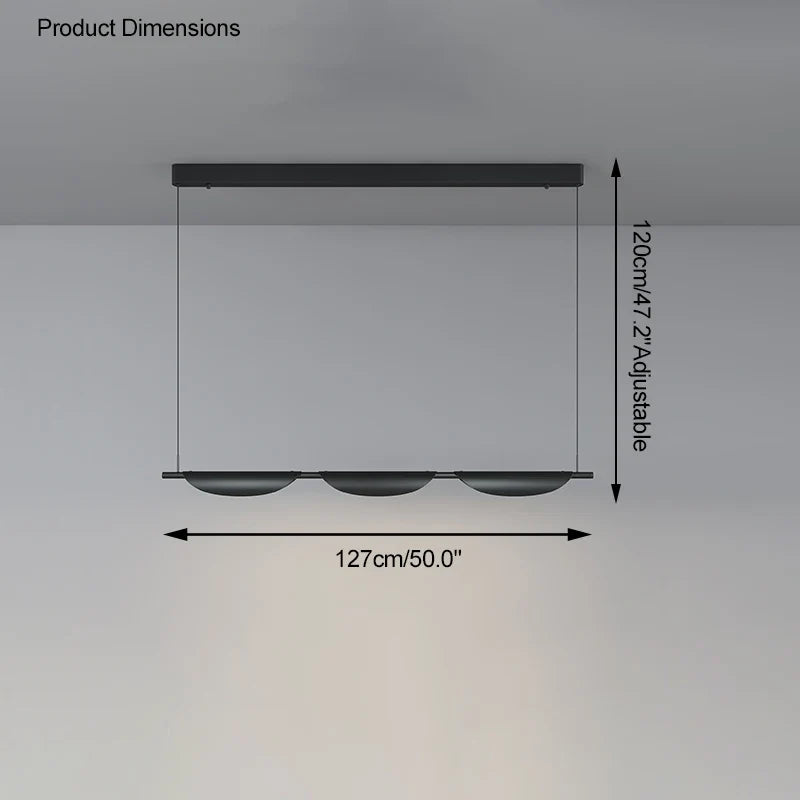 lustre moderne led éclairage suspendu pour espace contemporain