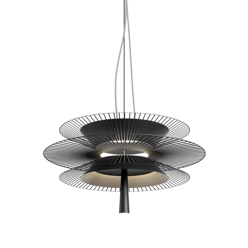 lustre de luxe sandyha led en métal lampe suspendue décorative