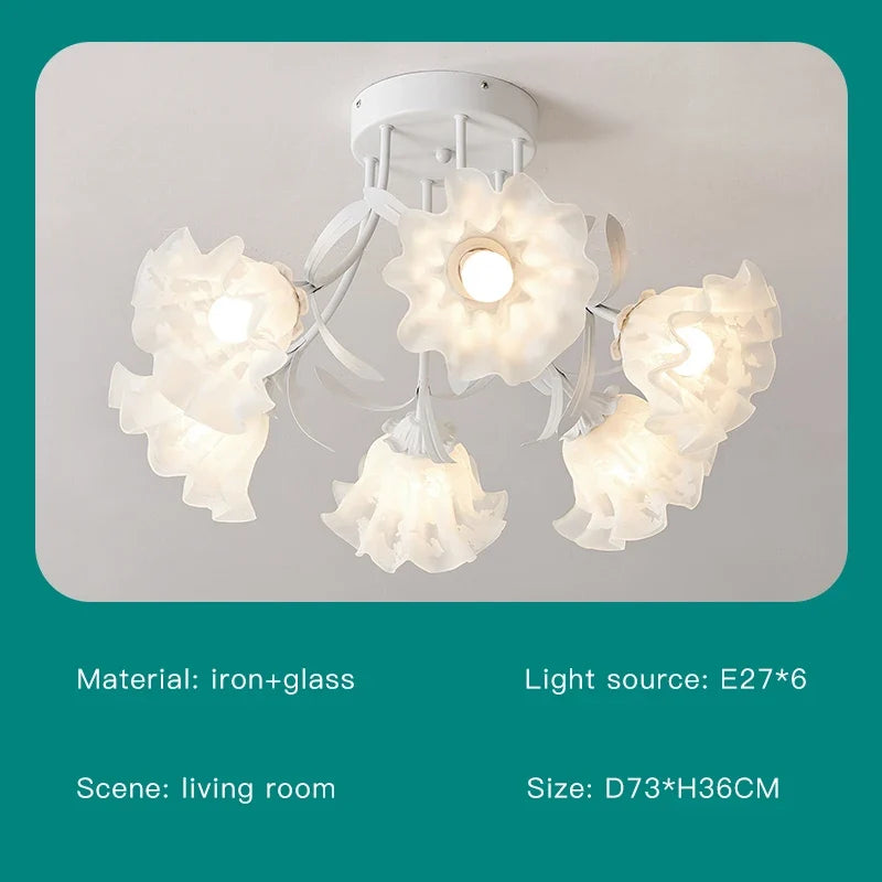 lustre créatif fleurs décoration nordique pour intérieur moderne