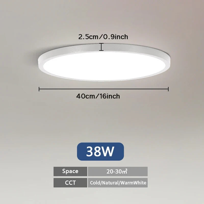 plafonniers led ultra minces creative clouds pour diverses pièces