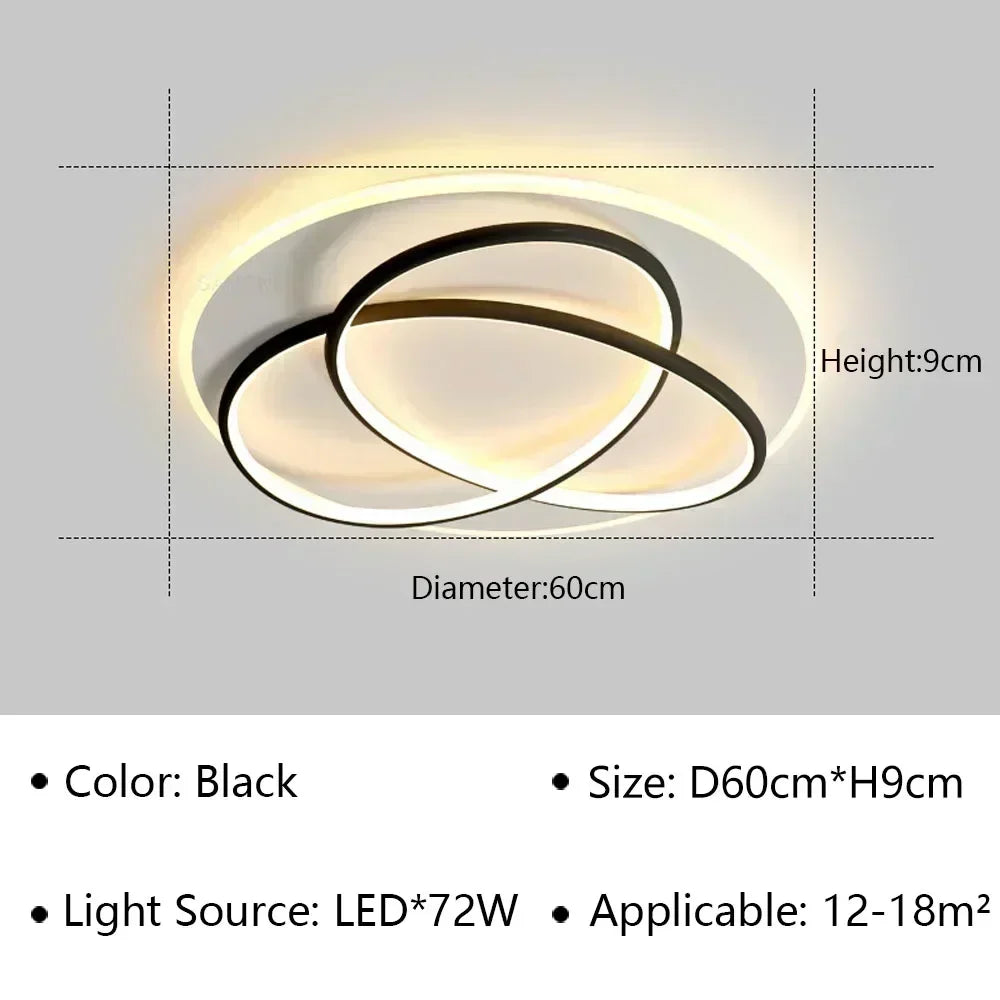 plafonnier led moderne pour décoration intérieure élégante et lumineuse