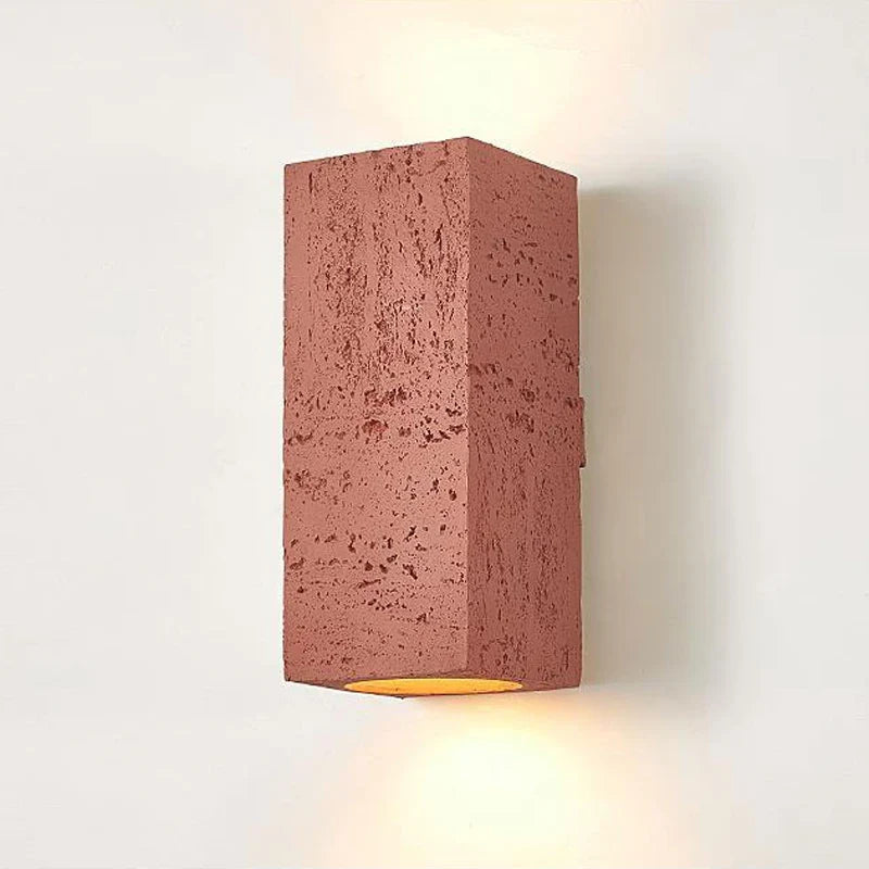 applique murale nordique led wabi-sabi en ciment rétro