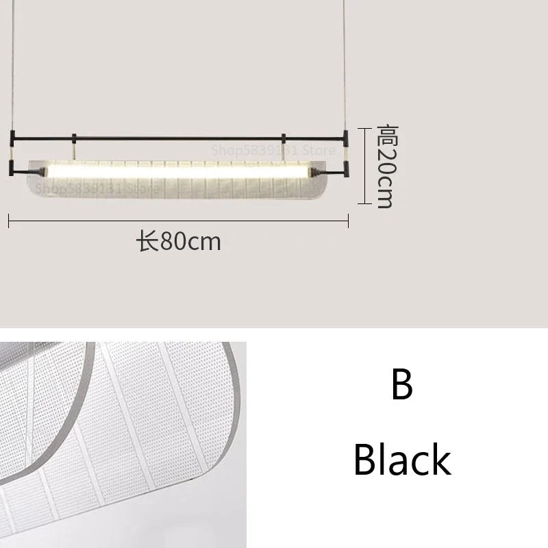 suspension minimalistes italiennes en acrylique led modernes
