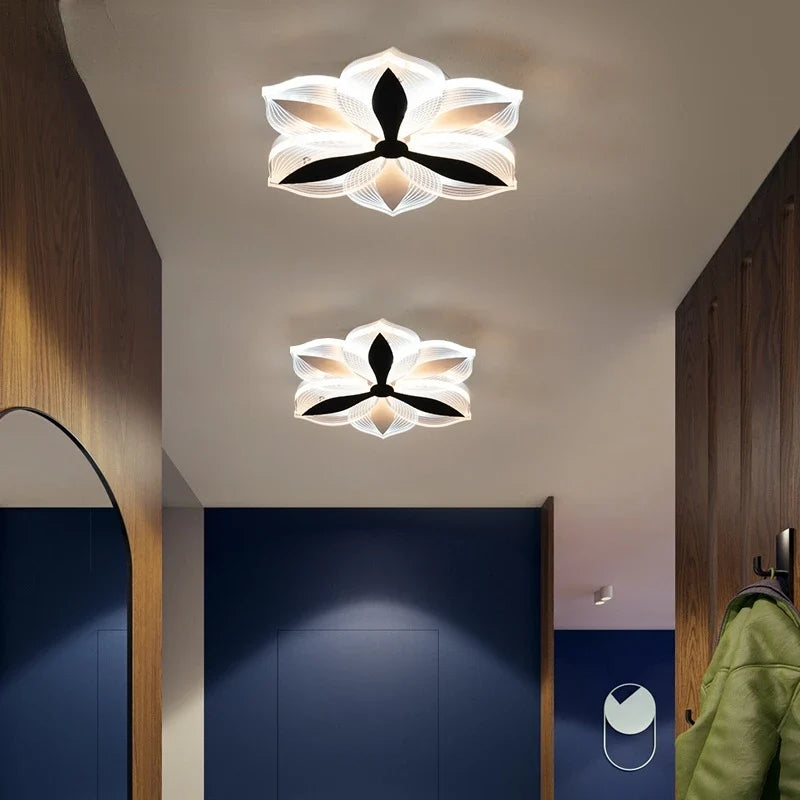 plafonnier led moderne en acrylique pour décoration intérieure