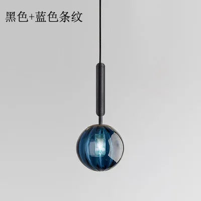 suspension moderne en verre pour décoration intérieure élégante