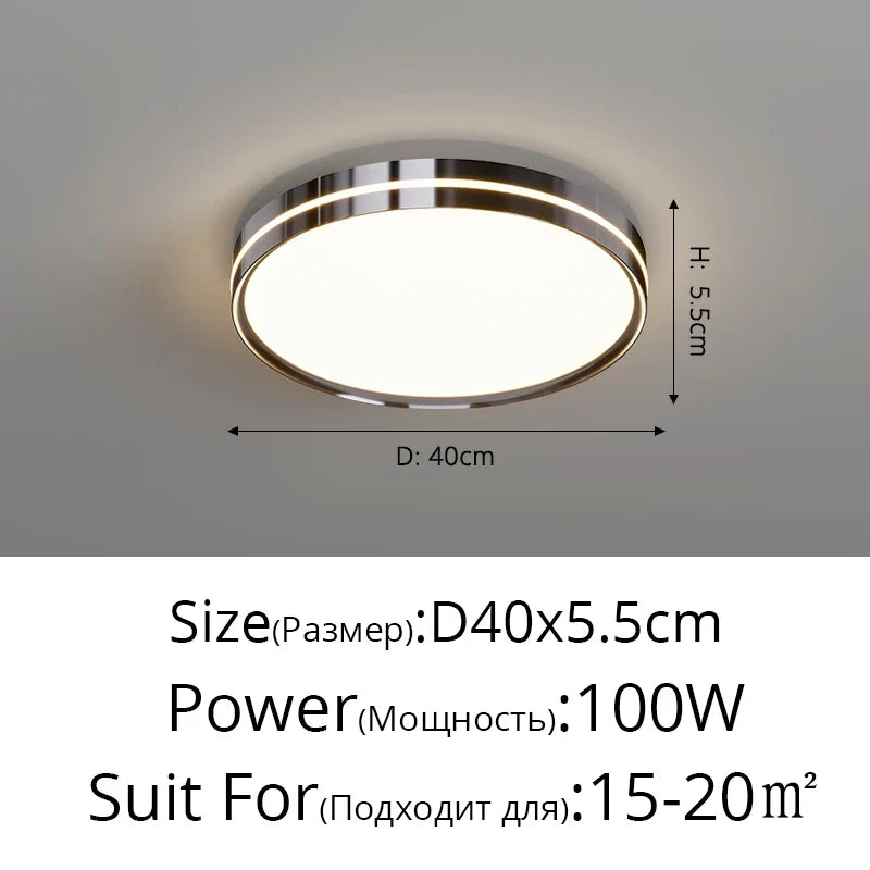 plafonnier led en fer forgé pour éclairage décoratif intérieur