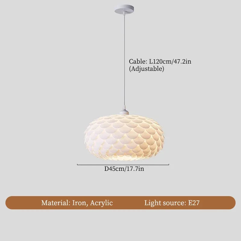lustre moderne à LED pour décoration intérieure élégante