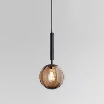 suspension moderne en verre pour décoration intérieure élégante