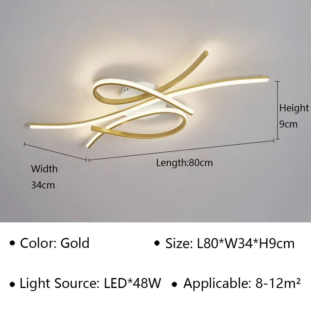 plafonnier led moderne pour hôtel et intérieur