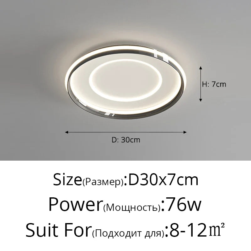 plafonnier moderne à leds nordique créatif luminaires intérieur
