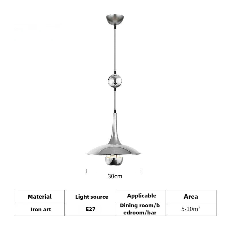 suspension soucoupe volante design pour espaces commerciaux et bars