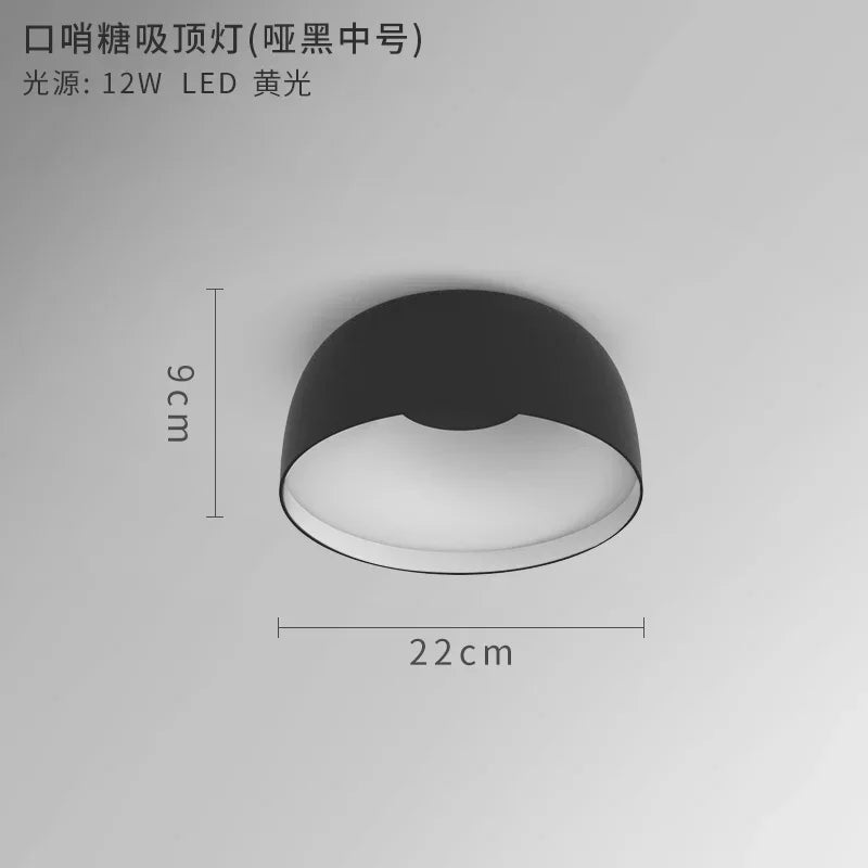 plafonnier nordique led pour éclairage intérieur moderne