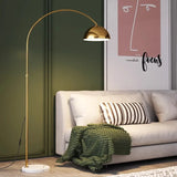 lampe de chevet moderne en tissu et marbre style européen