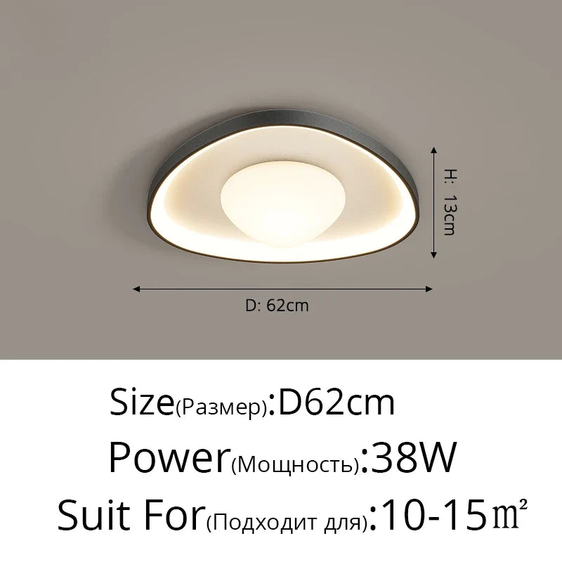 plafonnier led design moderne à spectre complet nouveau modèle 2024