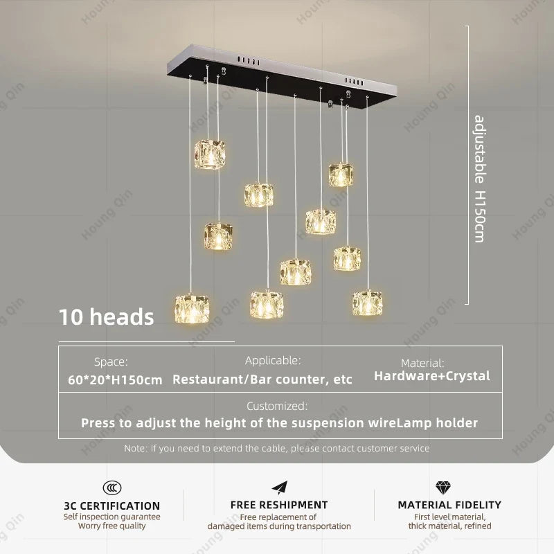 lustre led design pour éclairage intérieur moderne et élégant
