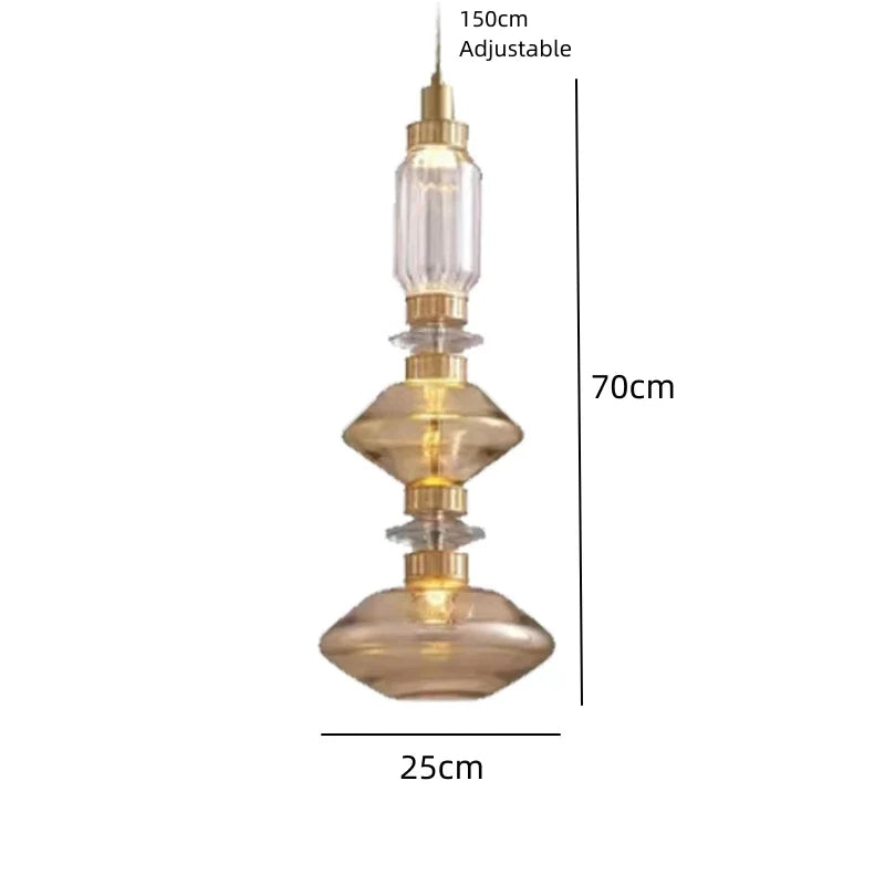 lustre led avec collocation gratuite et fil réglable