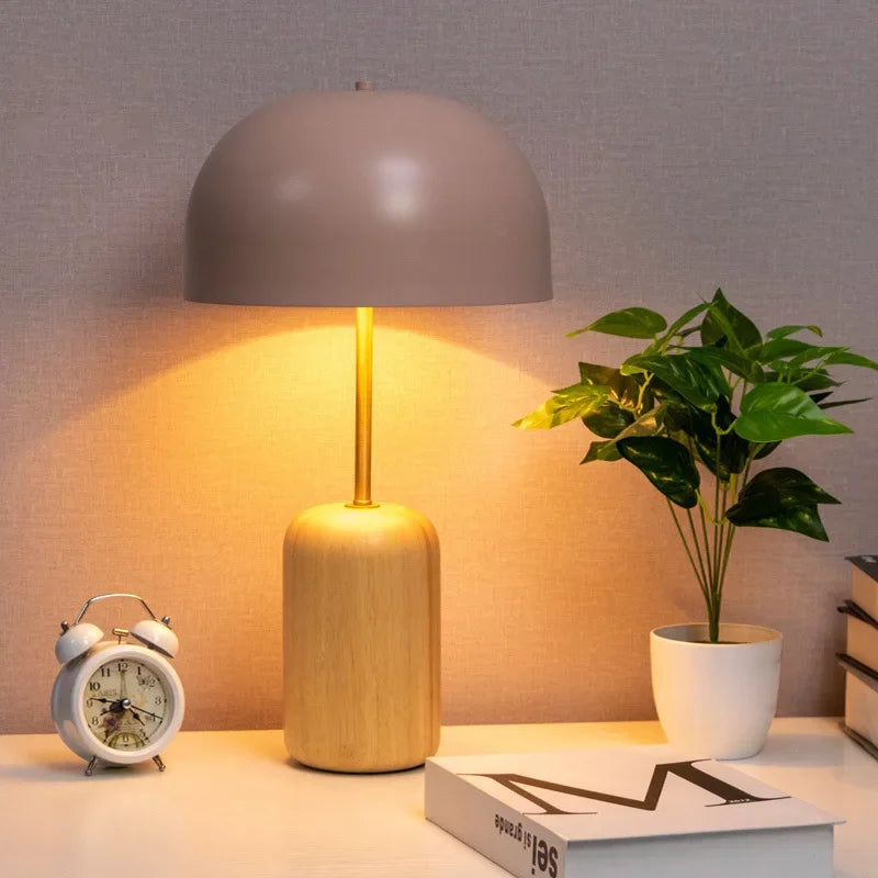 lampes nordiques en bois pour bureau et lecture décoratives