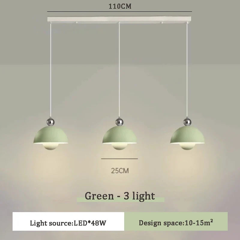 lustre moderne à led pour éclairage intérieur chaleureux