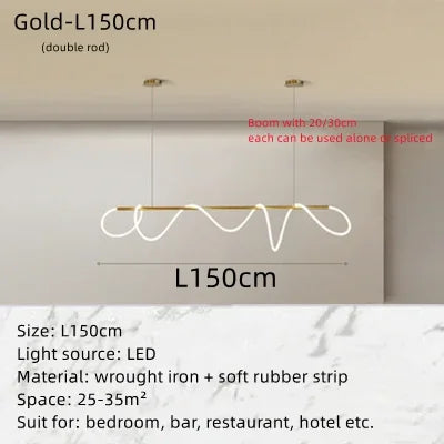 Nordic Modern Round Ceiling Chandelier For Living Room Restaurant Bedroom Hotel Home Decor Hanging Led Lamp Lustre Lighting