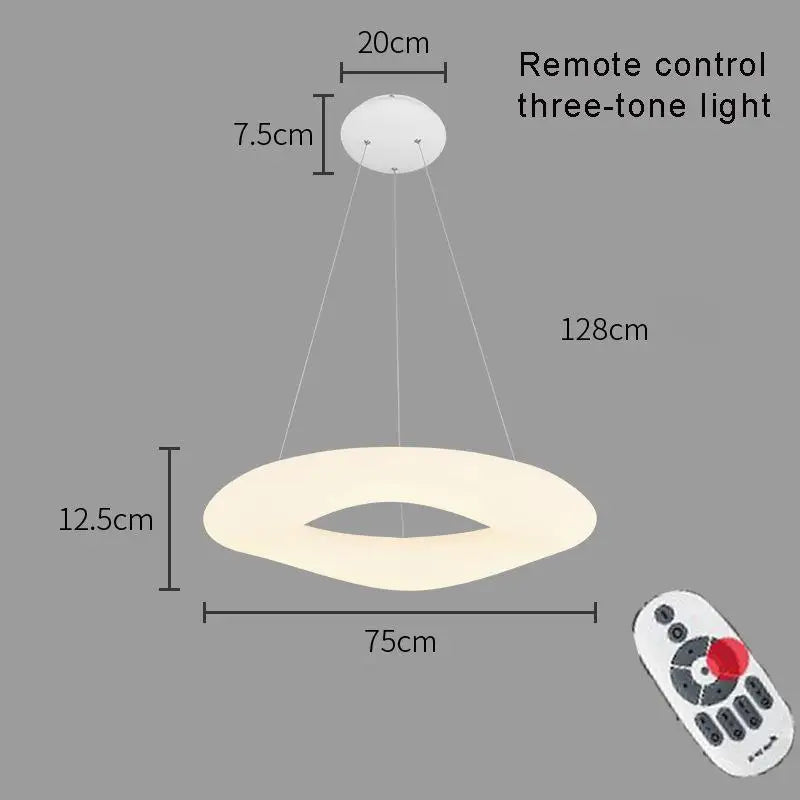 lustre moderne nordique nuage led décoration suspendue