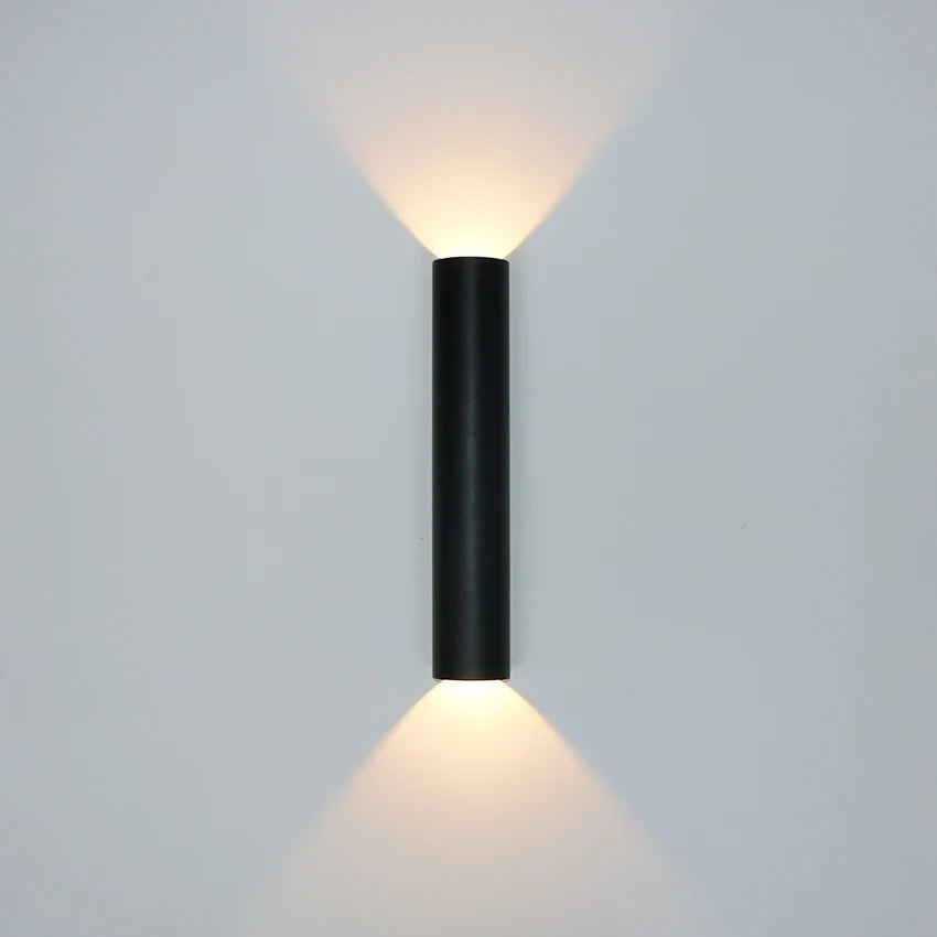 applique murale led en aluminium haut et bas au40
