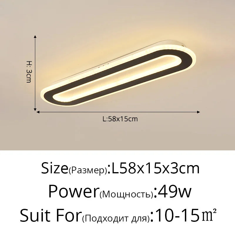 lustre nordique led simple moderne créatif balcon