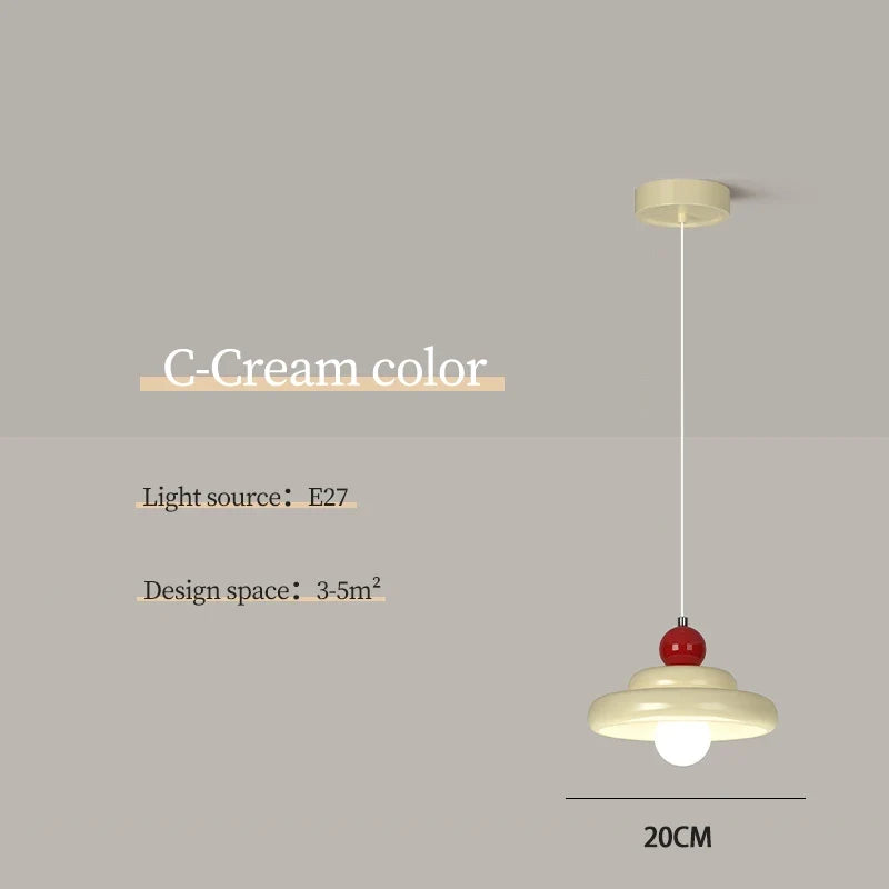 lustre moderne pour chambre d'enfant décoration nordique lumineuse