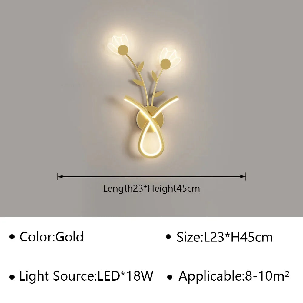 applique murale led moderne pour décoration intérieure élégante