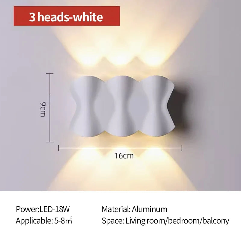 applique murale led extérieure étanche décoration jardin lumineuse