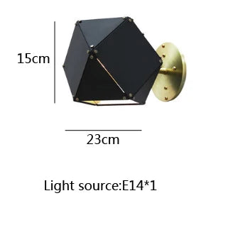 suspension led cube art déco style assorti 	 saison