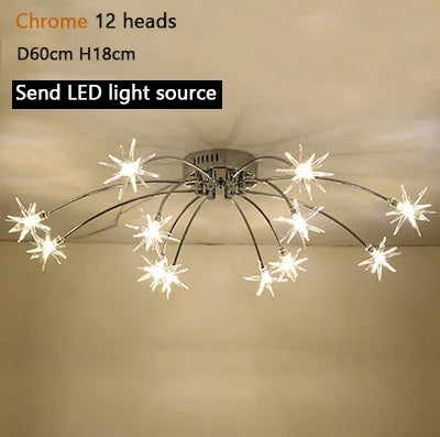 plafonnier led moderne nordique créatif ciel étoilé pour décoration maison