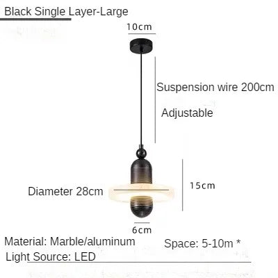 suspension en marbre naturel espagnol pour décoration élégante