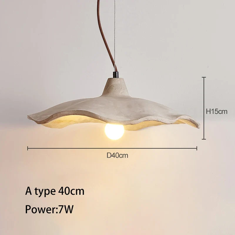 Suspension Led Béton Ciment Restaurant Bar Art Loft Designer Éclairage