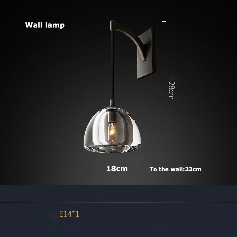 lustre rétro américain en laiton et cristal pour un éclairage élégant