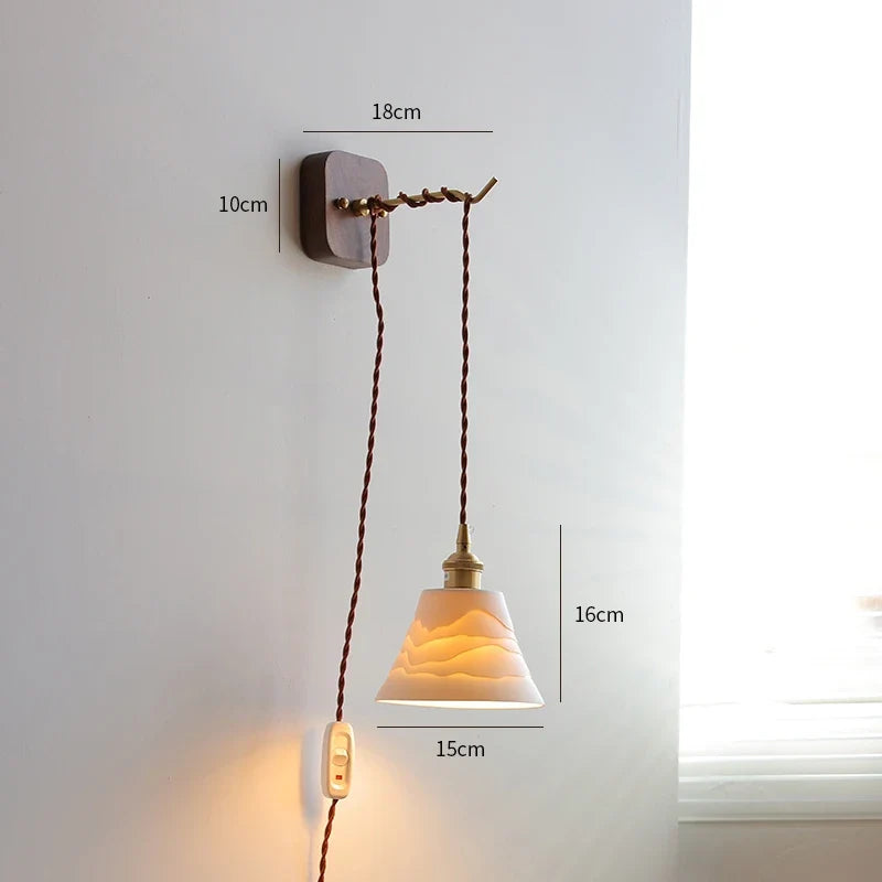 Applique LED style japonais IWHD