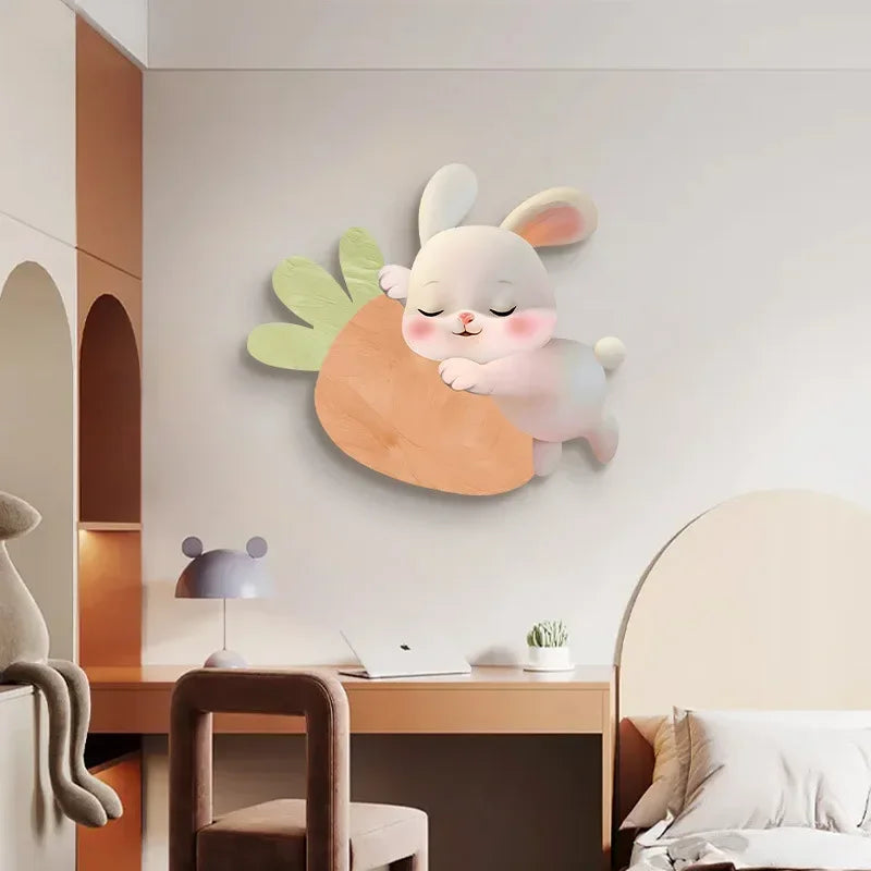 Applique murale led lapin dessin animé décoration moderne