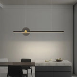 lustre moderne unique avec intensité variable pour ambiance élégante