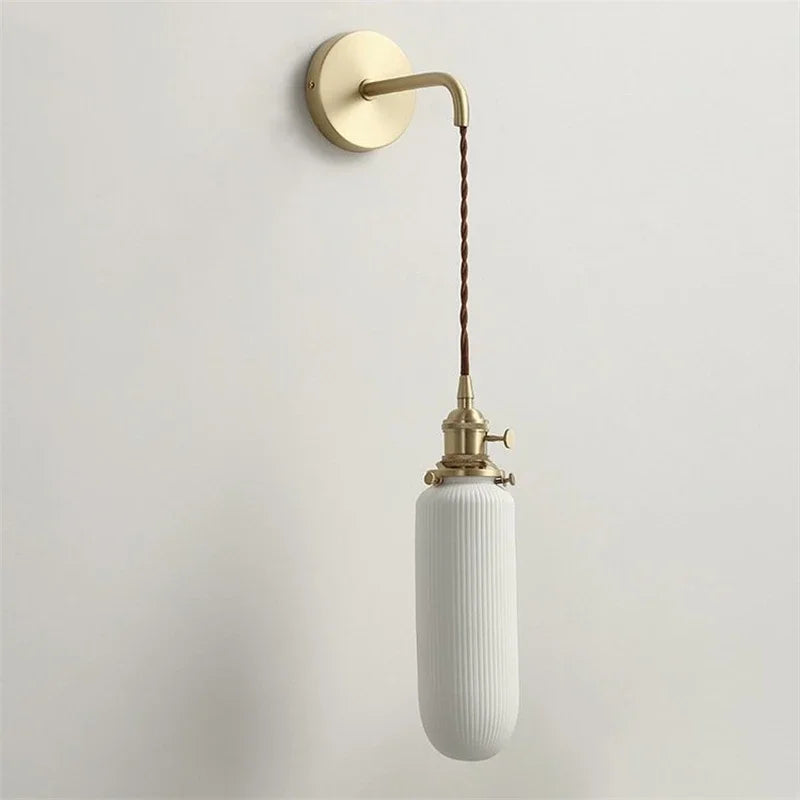 applique murale led nordique moderne en céramique vintage