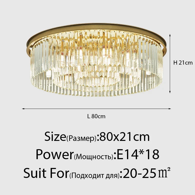 Lustre en cristal LED moderne américain salon salle à manger Villa suspension chambre plafond suspension lampe décor à la maison Lustre