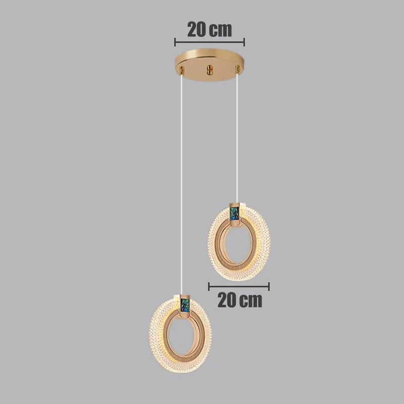 lustre led nordique décoration intérieure suspension