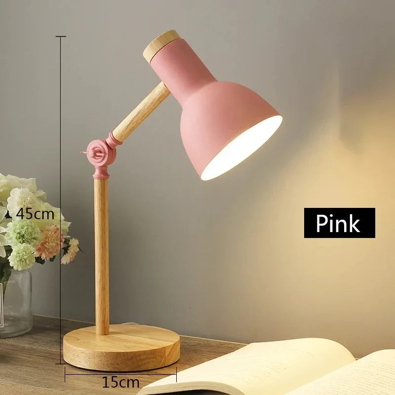 lampe de bureau nordique réglable pour lecture et protection des yeux