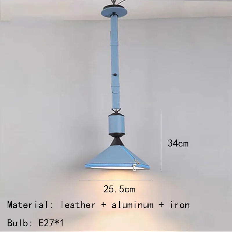 suspension en cuir artificiel style art déco pour intérieur