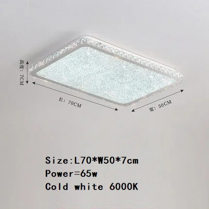 plafonnier led rond en cristal k9 design nordique luxueux romantique et chaleureux