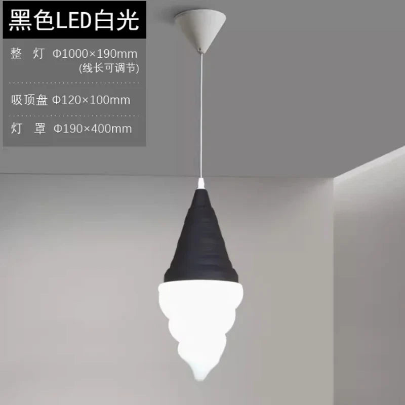 suspension créative en forme de crème glacée moderne