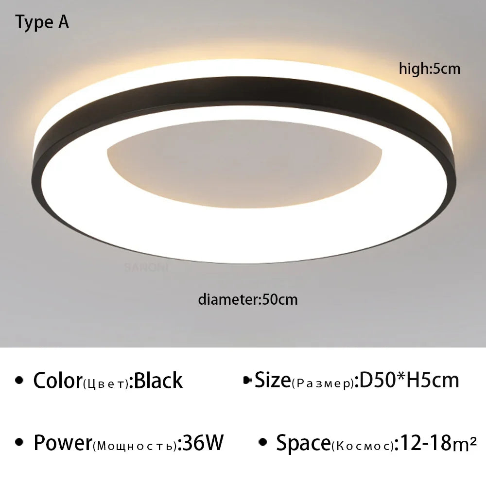 plafonnier led moderne pour une décoration élégante et lumineuse
