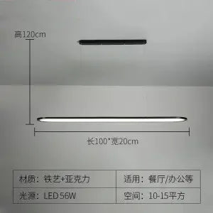suspension led minimaliste moderne pour un éclairage design