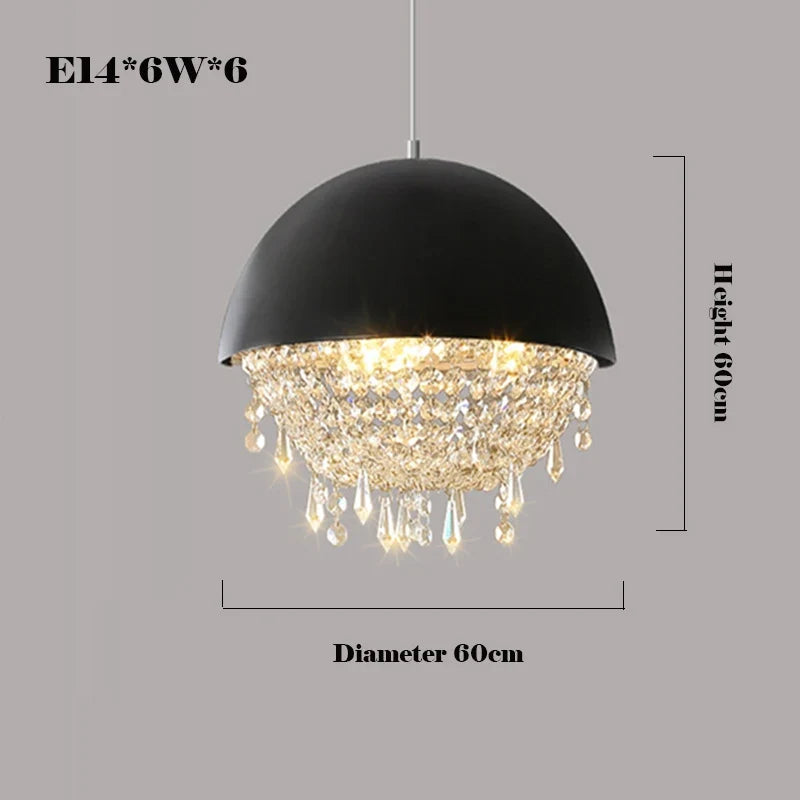 offre spéciale lustre design hémisphère suspension décorative