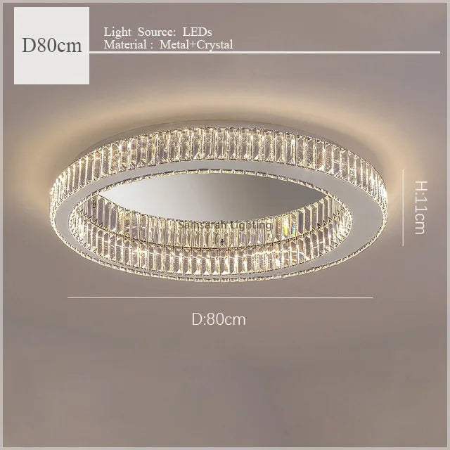 2024 Originality Personality Luxury Crystal Chandelier Lighting For Living Room Bedroom Study Crystal Ceiling Lamp