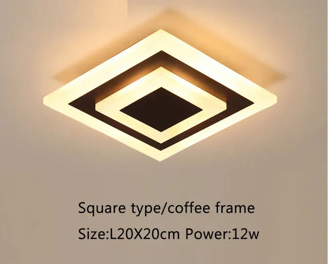 lustre led moderne pour allée couloir et intérieur